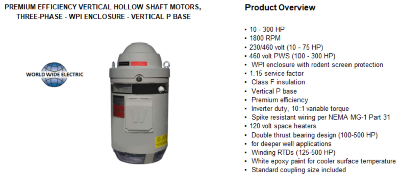 Hollow Shaft Motors